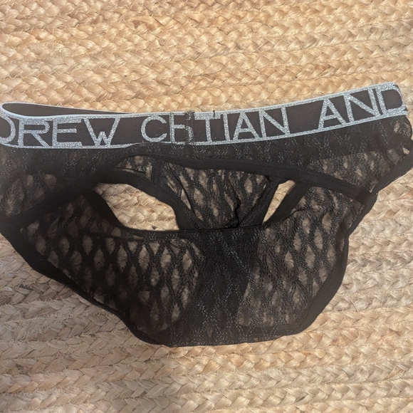 Andrew Christian Large Black Lace Sheer - Picture 3 of 6